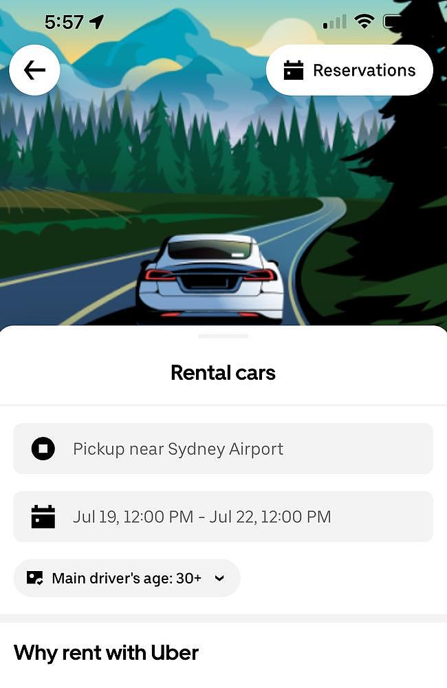 Uber has announced it will launch Uber Rent in August. The feature is already available in US, Canada and Europe – but it’s the first for Australia.