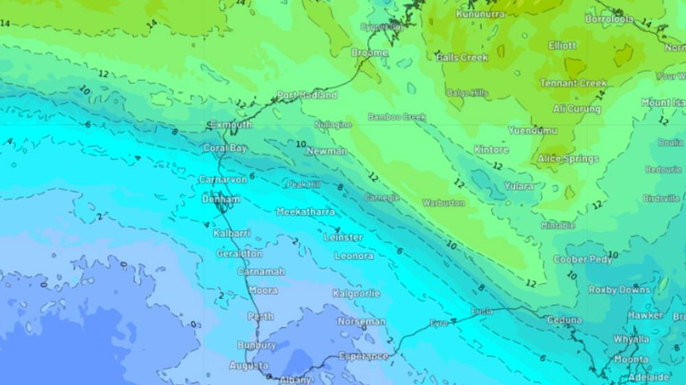 冷空气席卷西澳！伴随冰雹和风雨，多地气温骤降（图） - 2