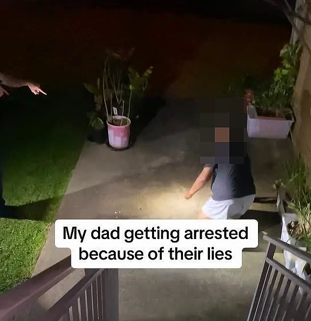 A video of the police response to the gun allegation, which has been viewed almost two million times on social media, shows the father of the family being forced to lie on the ground by armed police officers responding to the incident