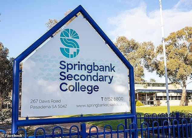 Parents of students at Springbank Secondary College received the apology letter this month