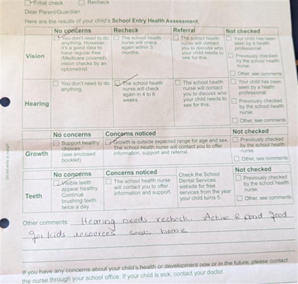 She was shocked to receive a phone call from the school nurse flagging concerns that her child was just outside the “healthy ranges for growth” after being weighed as part of his school-entry health assessment.