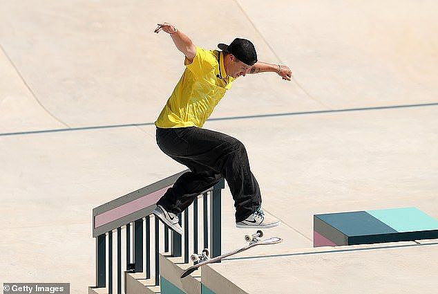 Fans have blasted the skateboarding events at the Paris Olympic Games after tuning in to see Australia's Shane O'Neill (pictured) blow his chance at a medal on Monday night