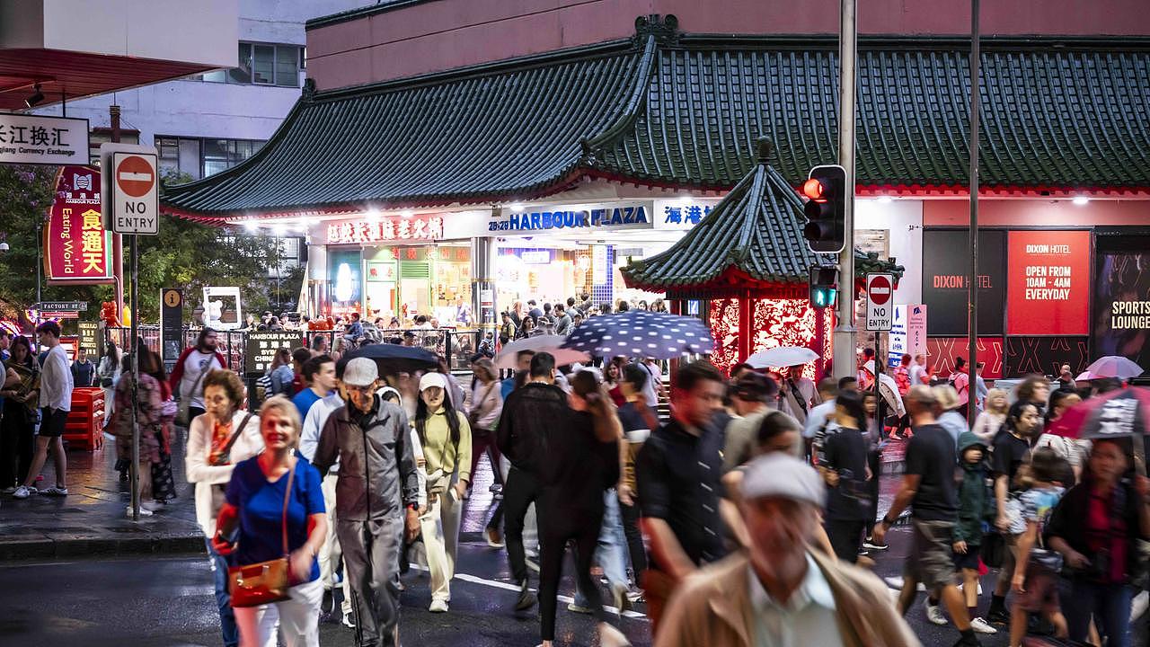 Chinatown is bustling during Lunar New Year festivities in February. Picture: ﻿Monique Harmer/NCA NewsWire