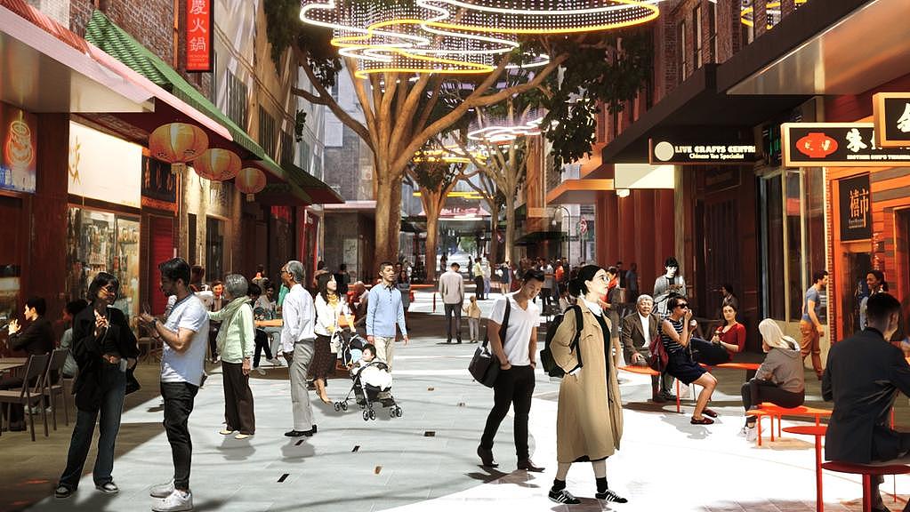 Chinatown is set for a facelift with the help of City of Sydney funding. Picture: Supplied