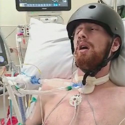 Danny, 28, who is originally from the UK, was attacked outside a train station in Perth in September 2021 and suffered a catastrophic brain injury.