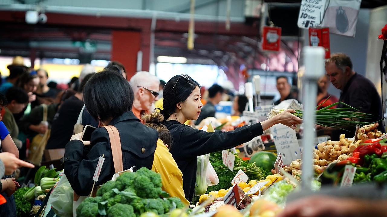 Groceries were at the top of the concern for Australian households. Picture: NewsWire