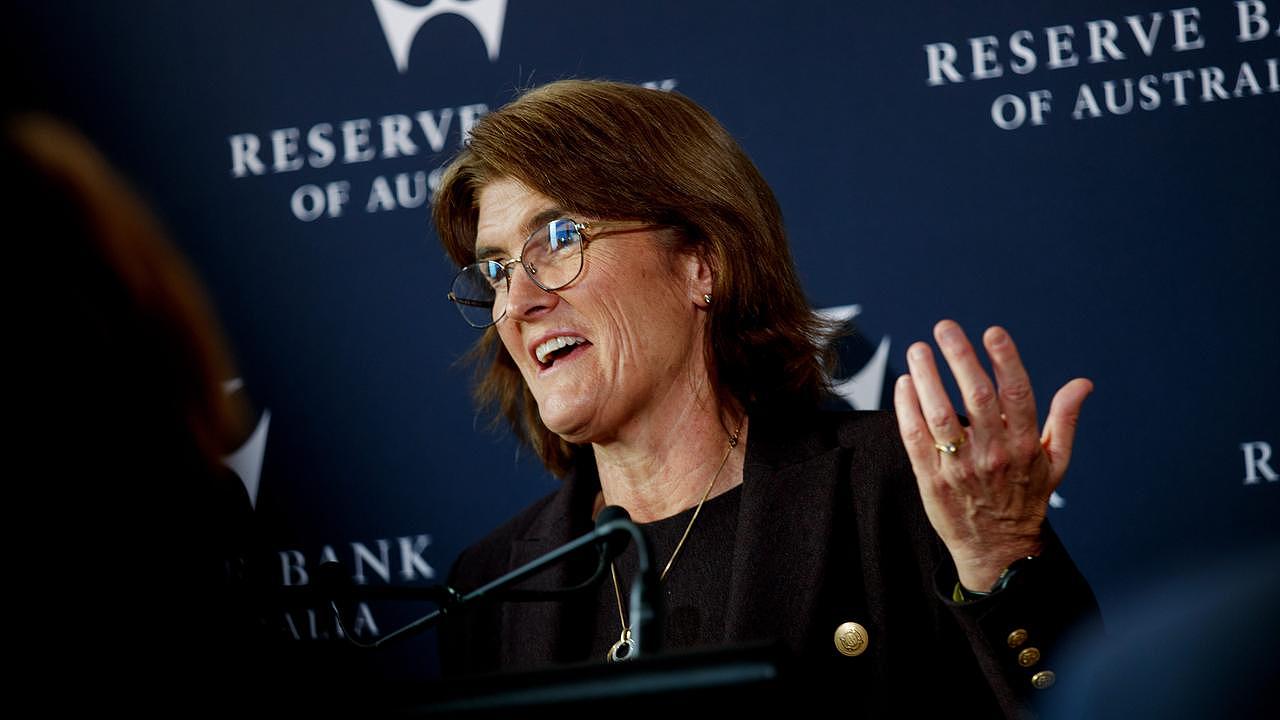 Reserve Bank Governor Michele Bullock will announce the RBA board’s decision at 2.30pm on Tuesday. Picture: NewsWire / Nikki Short