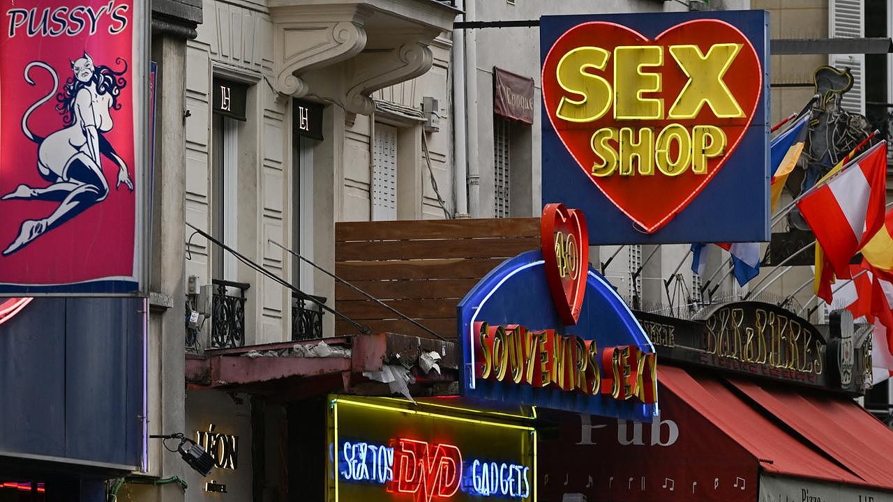 Paris’ red light district isn’t seeing as much of the action. Picture: Artur Widak / NurPhoto / NurPhoto via AFP