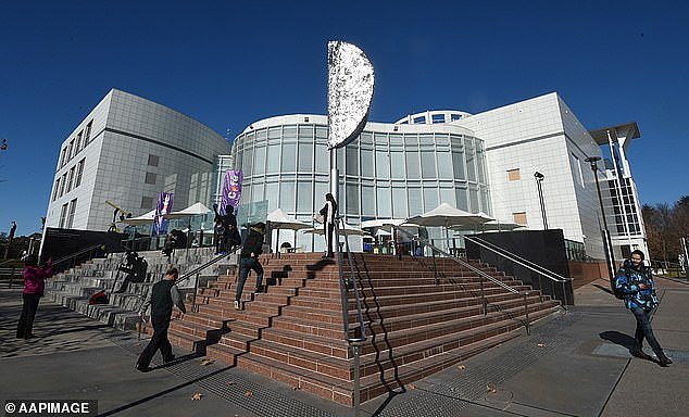 It is alleged a nine-year-old's hands caught on fire in July 2022 at Questacon (pictured, the attraction in Canberra)