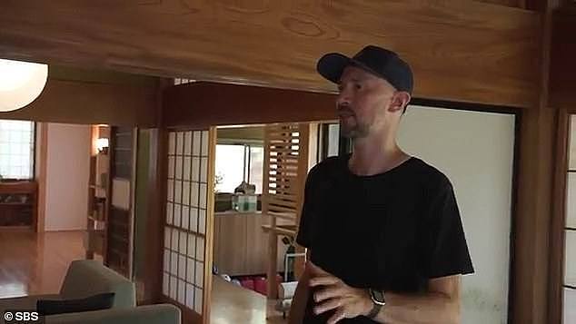 Mr Jaya Thursfield, 48, (pictured) has been documenting the renovation of his three-bedroom Japanese house on Youtube