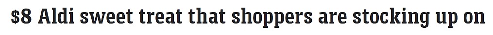 仅售$7.99！Aldi新品零食引澳人疯狂，有人一次性买6包，吃货速冲（组图） - 1