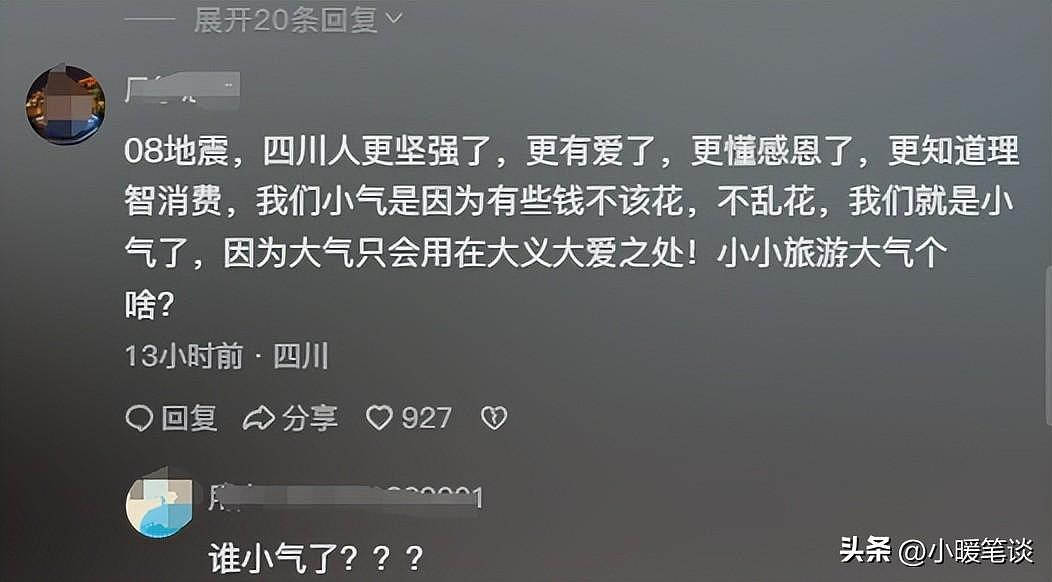 四川人太小气，地震后才活明白！青岛女导游言论引爆热议，网友炸了（视频/组图） - 9