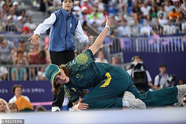 The Australian breaker did not score any points in her three matches