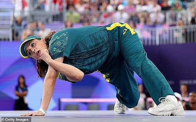 The 36-year-old has been widely mocked following her disastrous Olympics routine