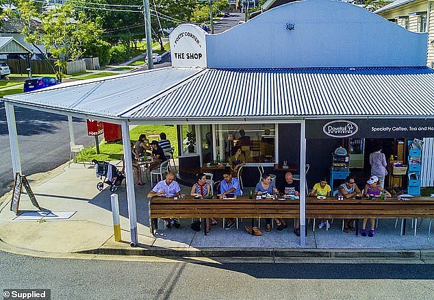 Mr Thomson urged the government to step in and help small business or risk losing quality cafes and restaurants (pictured Dovetail Social Cafe in Norman Park, in Brisbane)