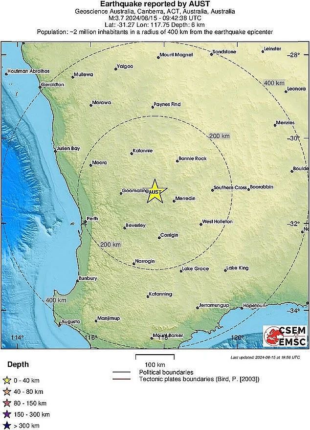 昨夜西澳突发地震，珀斯附近震感强烈！（组图） - 3
