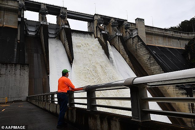 Sydney Water has confirmed that cancer-linked PFAS chemicals have been found in catchments across the city (pictured, a Water NSW at Warragamba Dam)