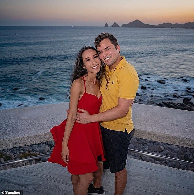 Queenie Tan, 27, and her fiancé Pablo Bizzini, 32, (pictured right) have a net worth of $800,000