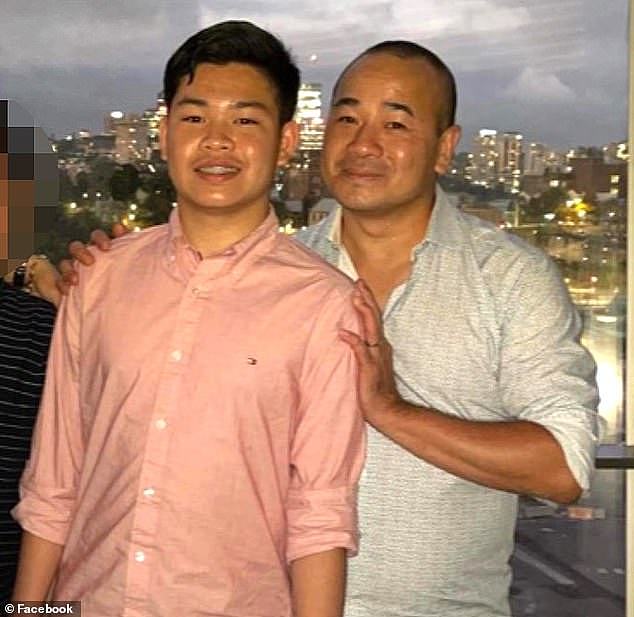 Missing Josh (left) and Nelson Chan are pictured