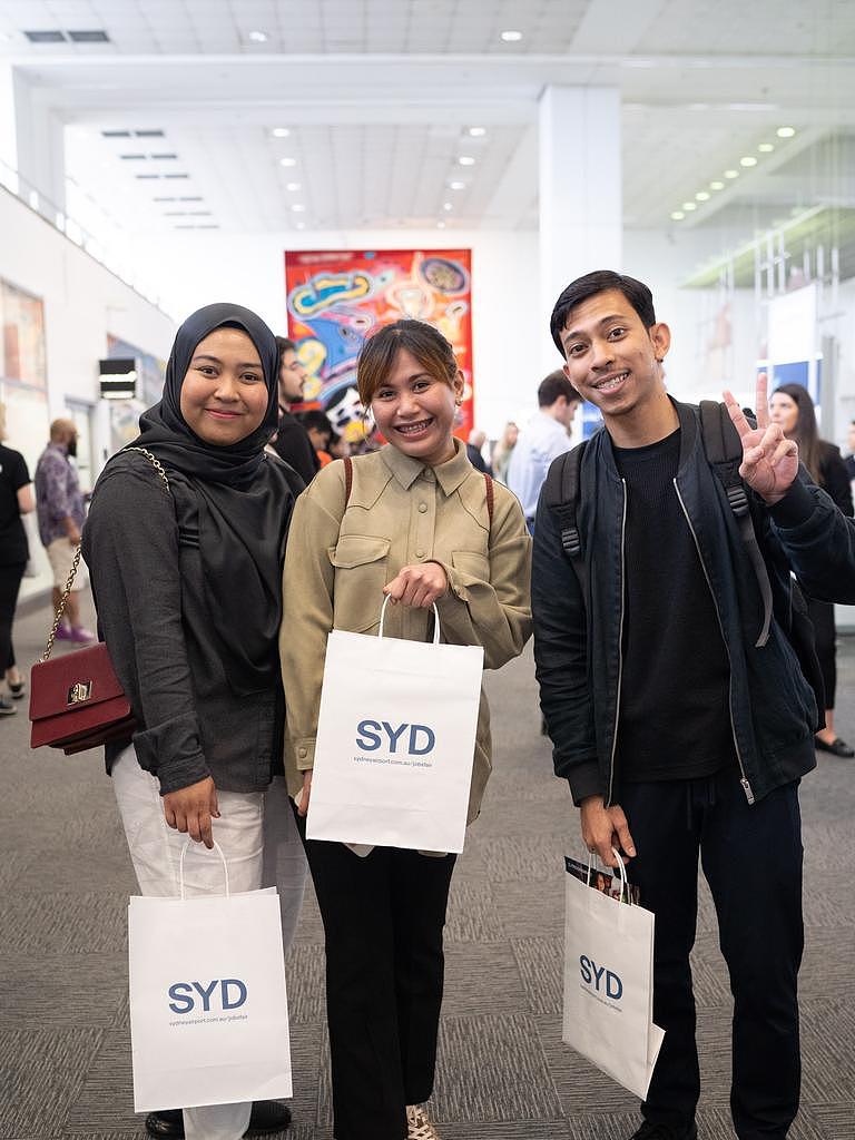 Prospective employees attend the Sydney Airport Jobs Fair 2023. Picture: Supplied