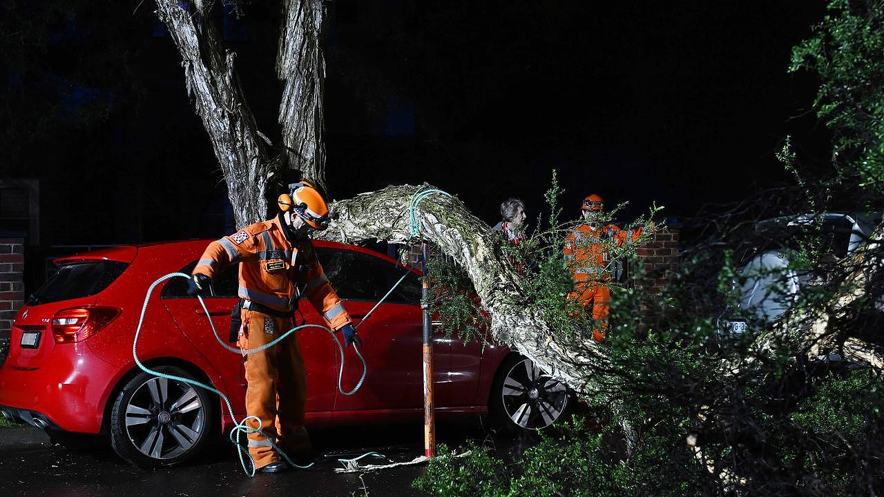 SES services are still dealing with clean-up from the last bout of damaging winds in Victoria. Picture: Josie Hayden