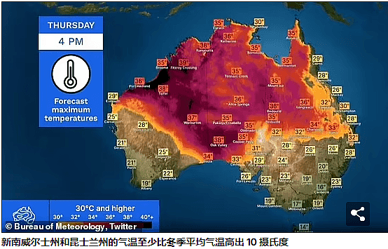 恶劣天气预警！高温狂风将席卷西澳在内的多个州！（组图） - 5