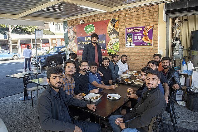 As of June 2022, there were 753,520 people born in India living in Australia, which is more than double the number recorded in 2012, with many gaining entry through the student visa system. Pictured: Indians in Sydney