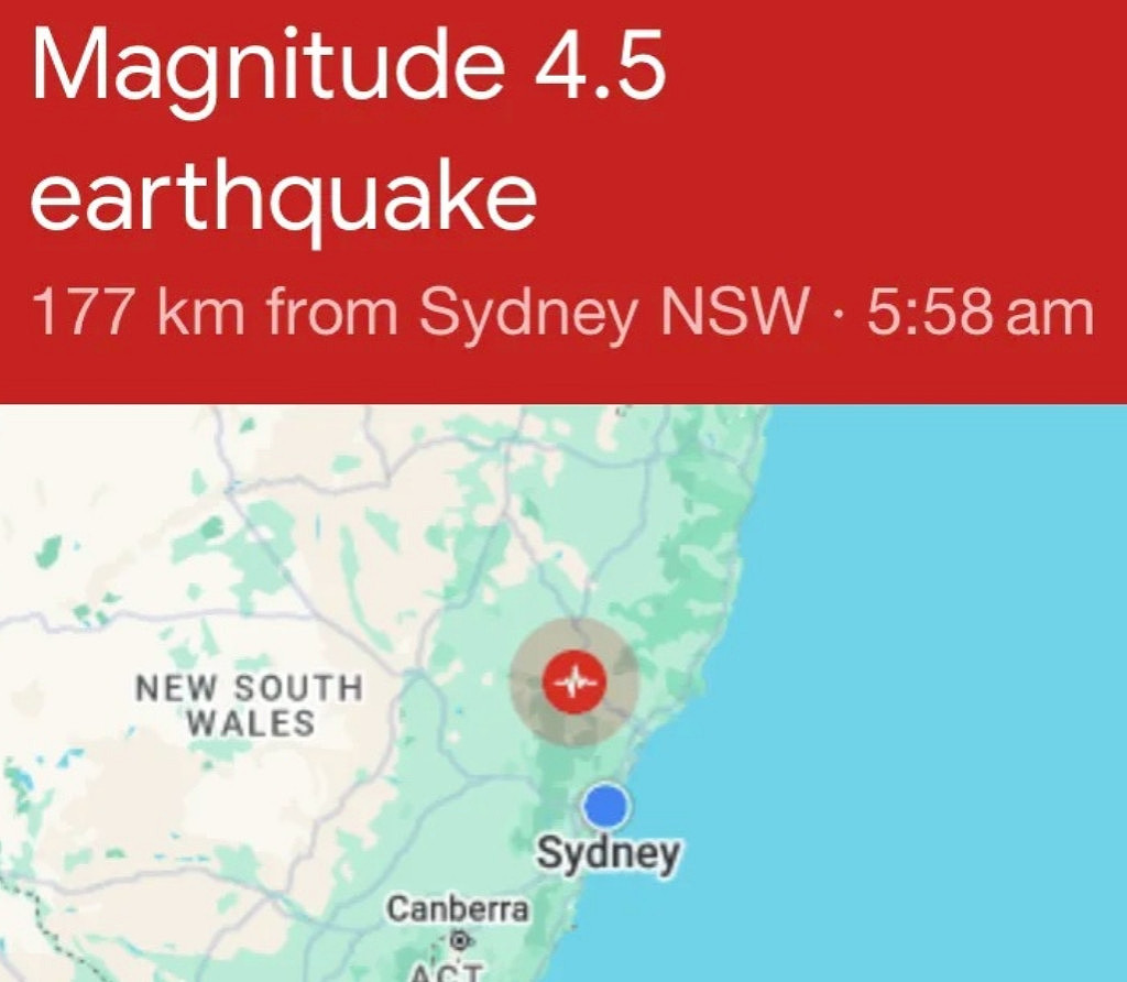 突发！悉尼北部小镇周六发生4.5级地震，数千户家庭断电（组图） - 3