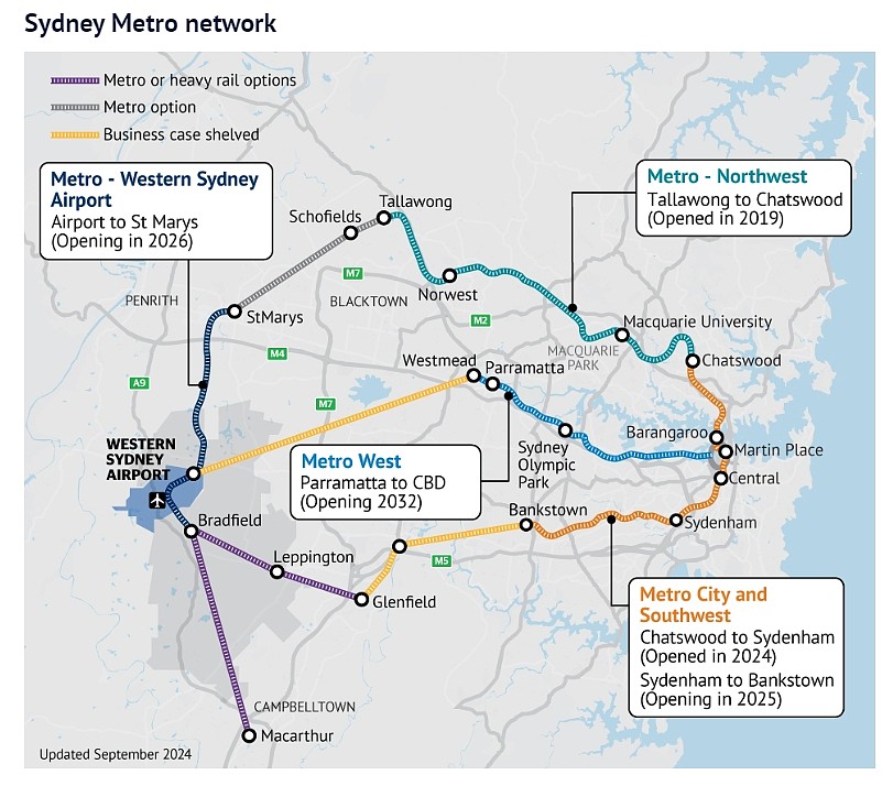 悉尼地铁延长线惊人成本曝光！华人区或新建3个车站，耗资近百亿（组图） - 3