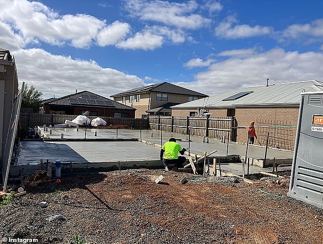 Earlier this month Victorian-based construction company Grandeur Homes Pty Ltd fell into external administration, leaving more than 100 families with unfinished homes (pictured)