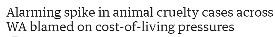 珀斯人把狗扔下楼、打狗至肺出血！虐待动物数量排行榜曝光！ - 1