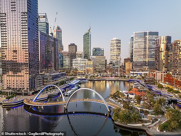 Western Australia's capital Perth came in at 24 minutes in the study of global 15-minute cities