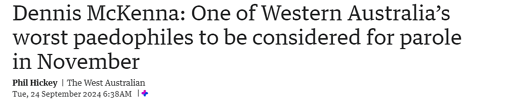 西澳“恶魔”恋童癖即将出狱！曾性虐待30名男童！受害者：应该关一辈子！（组图） - 1