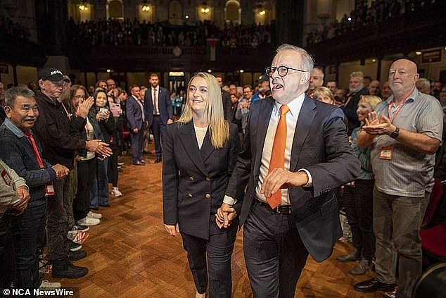 Anthony Albanese's (pictured with his fiance Jodie Haydon) government is seriously considering a bold economic plan he previously rejected, which will send shivers down the spine of Aussie homeowners