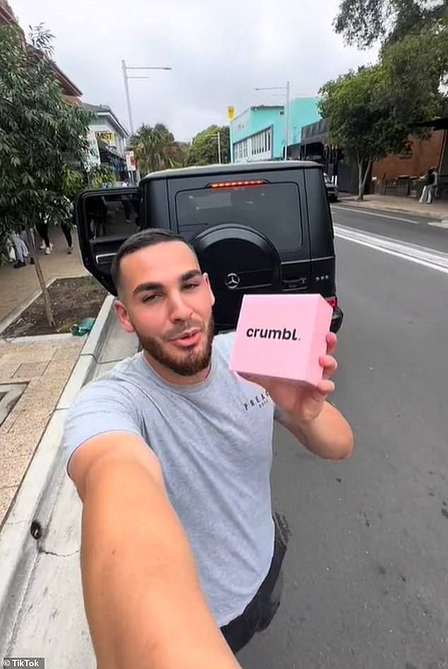 Sydney TikTok food reviewer Hamze (pictured) said the cookies were 'actually very bad'