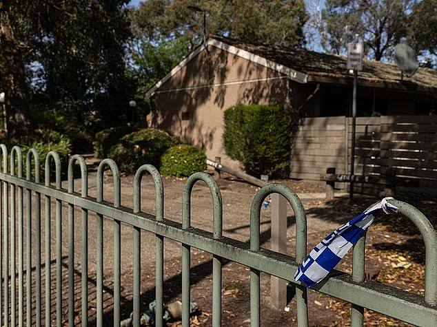 A homicide investigation has been launched after the suspicious death of a man at a home in east Melbourne (the taped-off property is pictured)