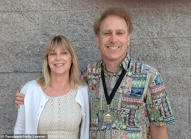 Kirk Thomas Olsen, 61, pictured with niece Holly Leeson was found dead in Yosemite on Saturday, nearly three weeks after setting out on its Ostrander Lake trailhead