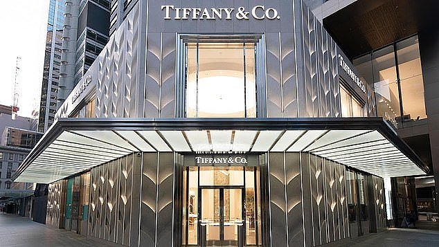 Staff and security at the Tiffany store in Sydney (pictured) acted quickly to help two women in distress