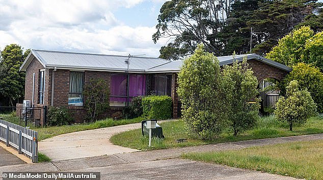 The McCulloch home (pictured) is now empty, but some of their belongings are still inside