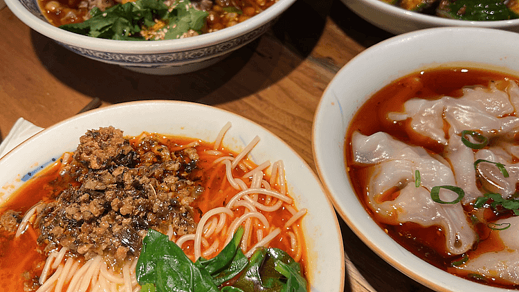 Dan Dan noodles at Spicy Joint