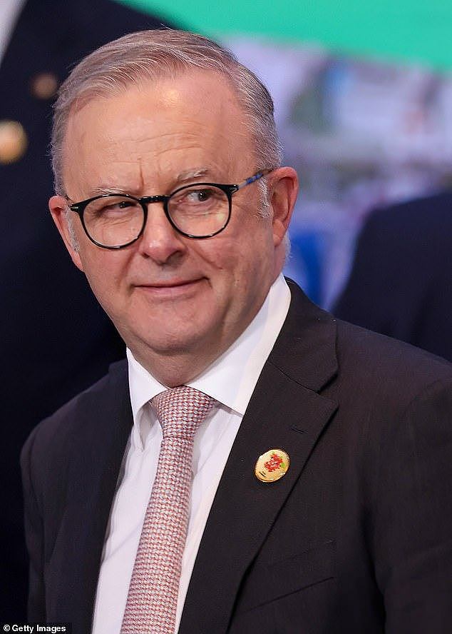 Up to 80,000 people of various visa categories could be potentially removed to third countries by the Albanese government's migration bill. Mr Albanese is pictured