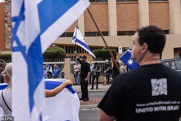 The planned pro-Palestine demonstration was in response to a planned talk about 'Israel’s challenges and opportunities in a new Middle East'