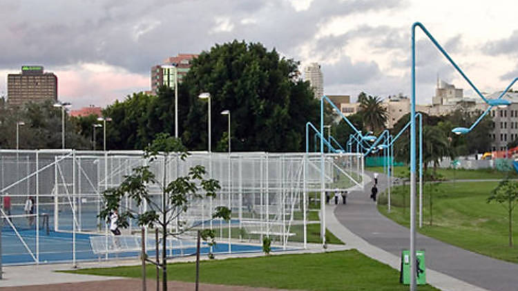 Play ball at Prince Alfred Park Basketball Courts