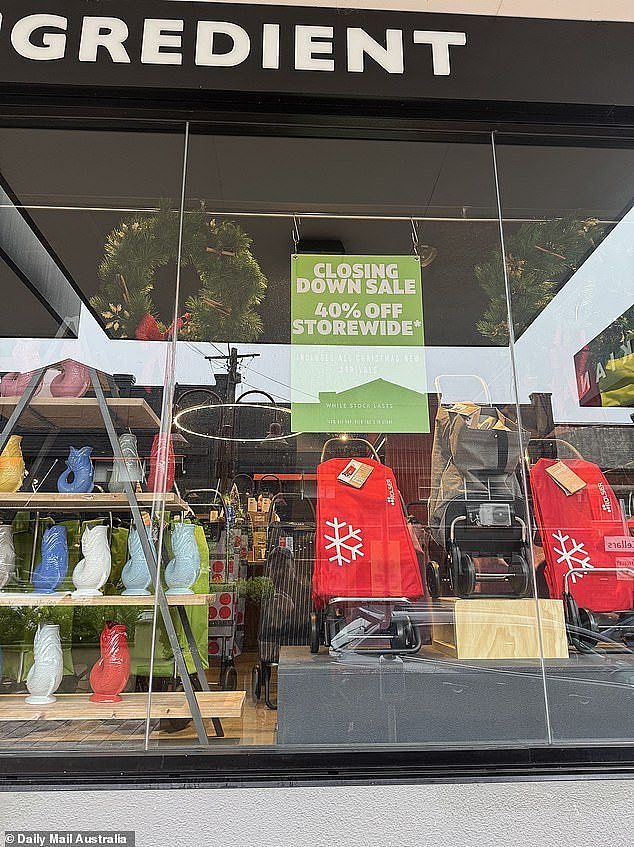 The Essential Ingredient in Sydney's north shore has launched a massive 40 per cent off closing down sale - just months after the company announced its sudden collapse