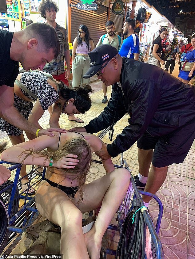 Officials said this was not the first time they had been forced to step in and help drunk tourists