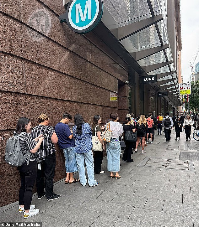 Iconic Melbourne bakery Lune has finally brought its world-famous pastries to Sydney, with hundreds of foodies lining up to get a taste of the action. The Martin Place venue opened as a surprise on Monday morning