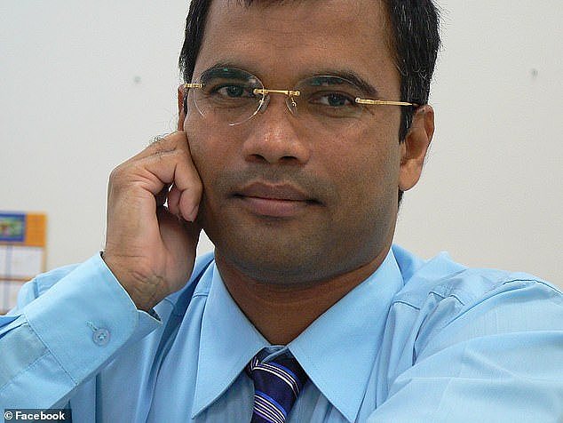 Dr Majharul Talukder, 49, (pictured) was an assistant professor at Canberra University in their business faculty