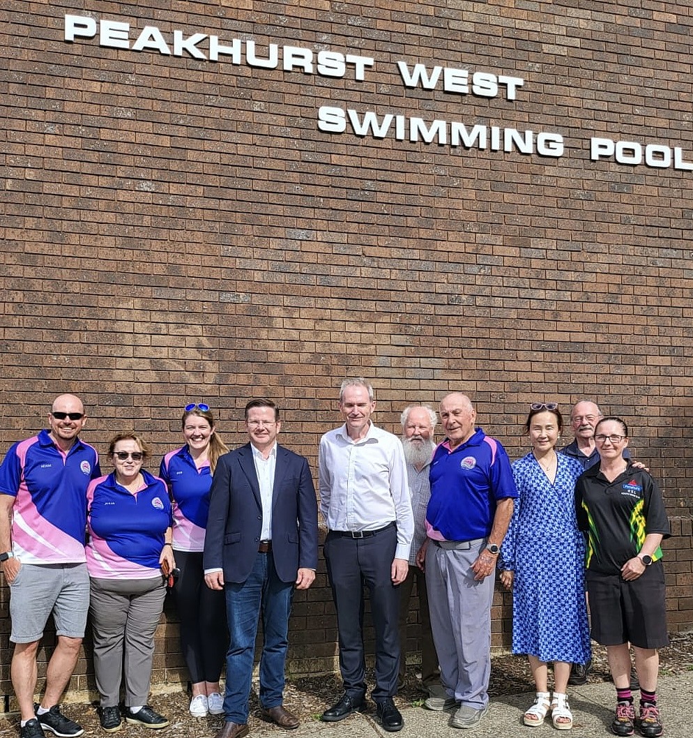 David Coleman 高民联邦议员和﻿刘娜心副市长呼吁紧急关注！请支持保留 Peakhurst West 泳池（组图） - 2