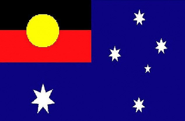 A proposed redesign of the nation's flag featuring the Southern Cross with the Aboriginal flag in the space currently occupied by the Union Jack was shared on Reddit on Thursday