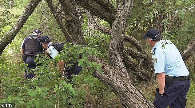 The body of Zhuojun 'Sally' Li, 33, was discovered wrapped in plastic in Sir Joseph Banks Park (pictured) off Foreshore Road, in Botany in Sydney's south-east on Monday